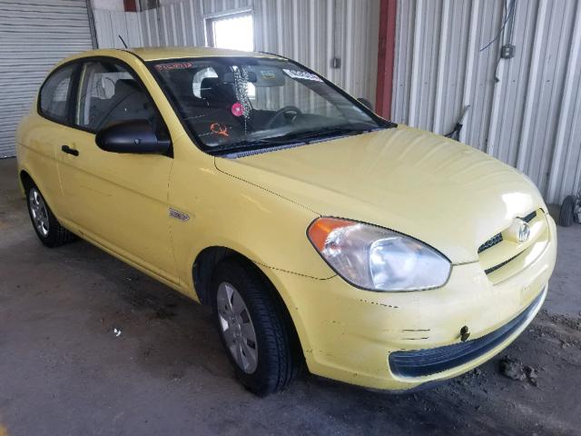 KMHCM36C78U090090 - 2008 HYUNDAI ACCENT GS YELLOW photo 1