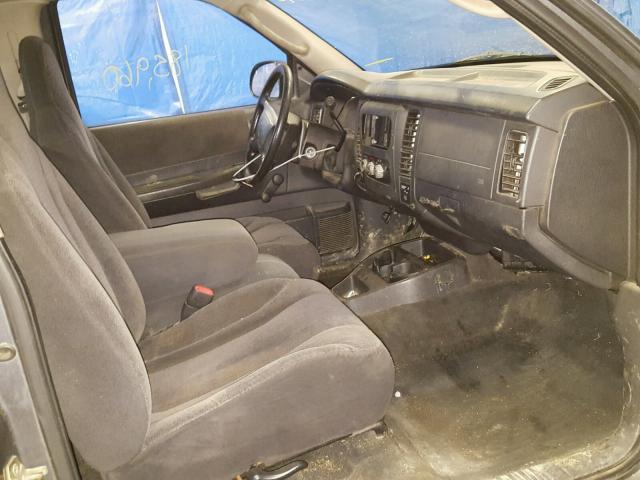 1D7HG32N14S542166 - 2004 DODGE DAKOTA SPO GRAY photo 5