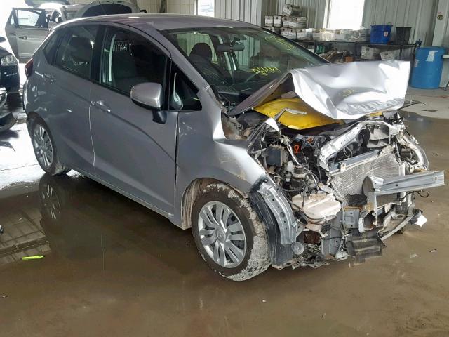 JHMGK5H50GX008962 - 2016 HONDA FIT LX GRAY photo 1