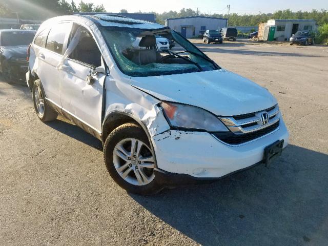 5J6RE3H79AL046898 - 2010 HONDA CR-V EXL WHITE photo 1