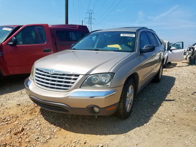 2C8GF68404R592517 - 2004 CHRYSLER PACIFICA TAN photo 2