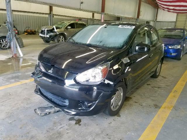 ML32A3HJ0FH051323 - 2015 MITSUBISHI MIRAGE DE BLACK photo 2