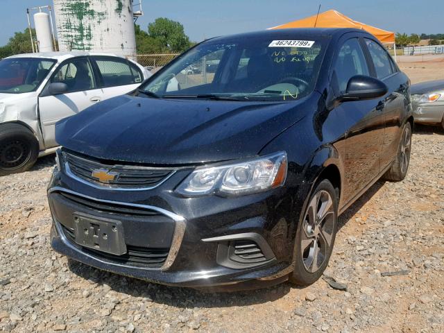 1G1JF5SB5J4136528 - 2018 CHEVROLET SONIC PREM BLACK photo 2