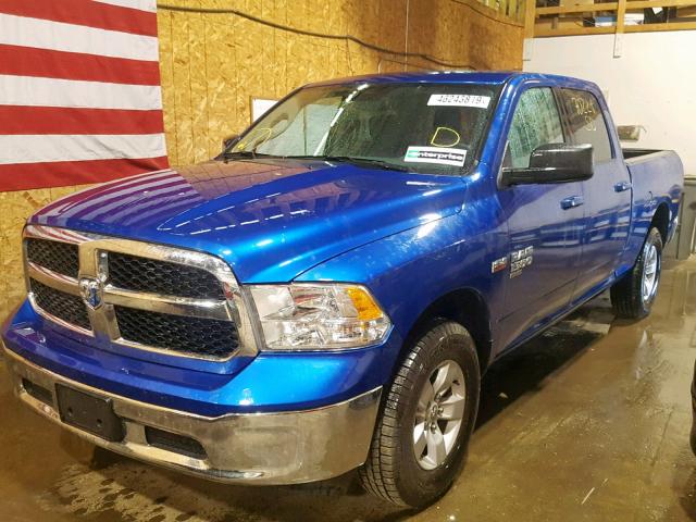 1C6RR7TT4KS601731 - 2019 RAM 1500 CLASS BLUE photo 2