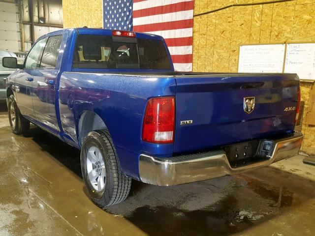 1C6RR7TT4KS601731 - 2019 RAM 1500 CLASS BLUE photo 3