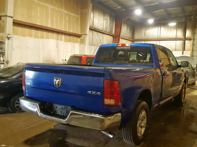 1C6RR7TT4KS601731 - 2019 RAM 1500 CLASS BLUE photo 4