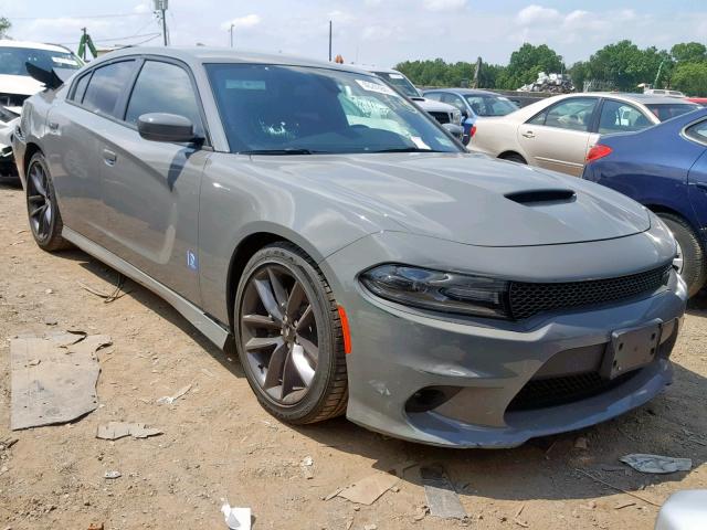 2C3CDXHG0KH597827 - 2019 DODGE CHARGER GT GRAY photo 1