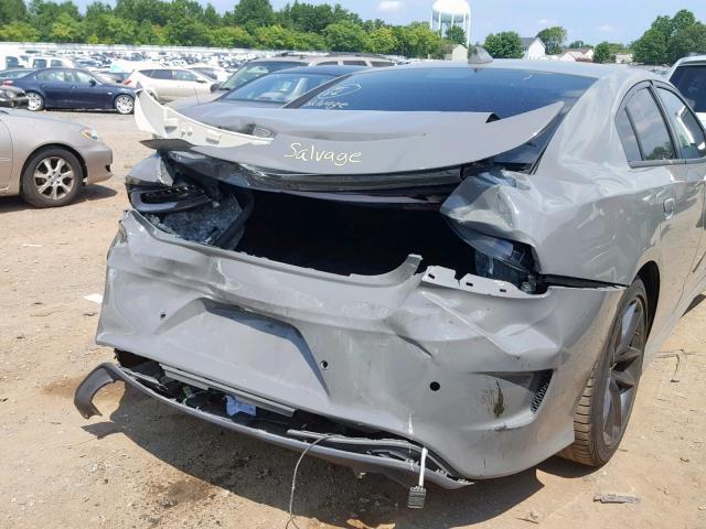 2C3CDXHG0KH597827 - 2019 DODGE CHARGER GT GRAY photo 9