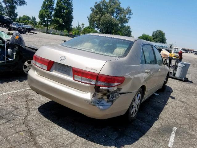 1HGCM66553A061612 - 2003 HONDA ACCORD EX TAN photo 4