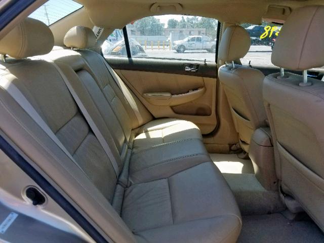 1HGCM66553A061612 - 2003 HONDA ACCORD EX TAN photo 6