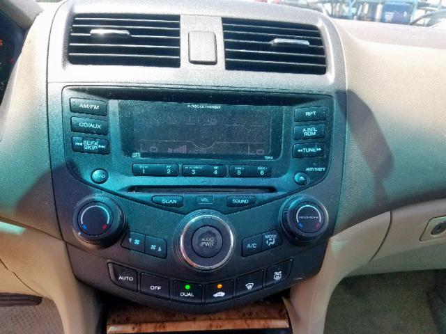 1HGCM66553A061612 - 2003 HONDA ACCORD EX TAN photo 9