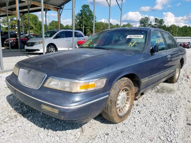 2MELM75W3VX707298 - 1997 MERCURY GRAND MARQ BLUE photo 2