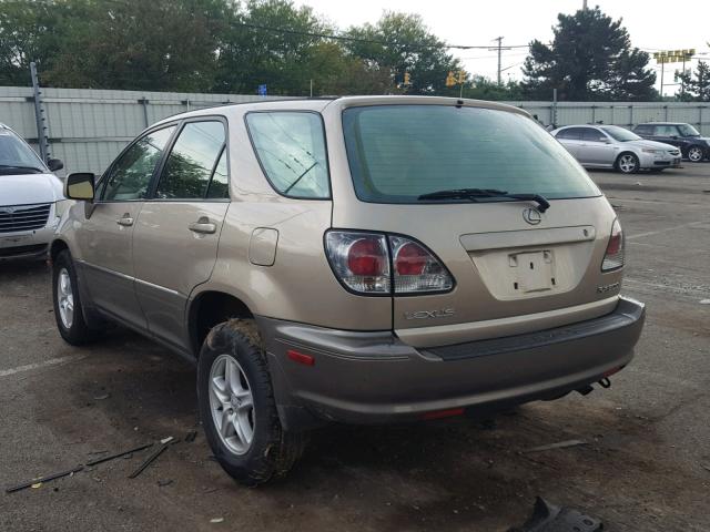 JTJHF10U430307828 - 2003 LEXUS RX 300 GOLD photo 3