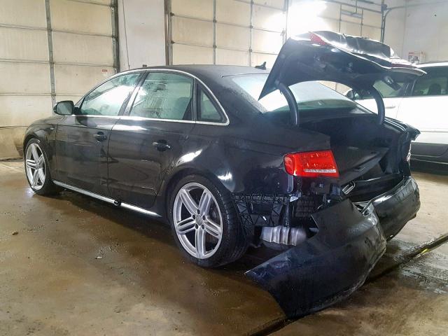 WAUKGAFL0AA158410 - 2010 AUDI S4 PRESTIG BLACK photo 3