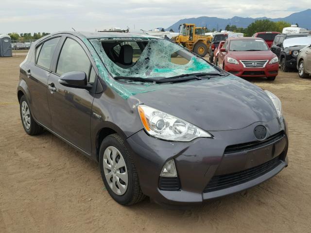 JTDKDTB30E1564979 - 2014 TOYOTA PRIUS C GRAY photo 1