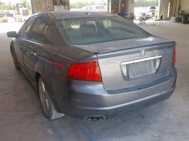 19UUA66236A022847 - 2006 ACURA 3.2TL GRAY photo 3