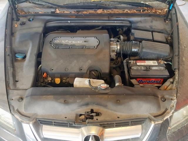 19UUA66236A022847 - 2006 ACURA 3.2TL GRAY photo 7