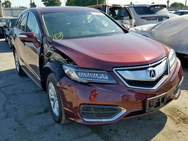 5J8TB4H34JL007211 - 2018 ACURA RDX BURGUNDY photo 1