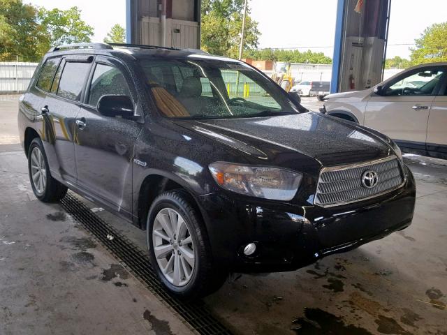 JTEEW44A882012021 - 2008 TOYOTA HIGHLANDER BLACK photo 1