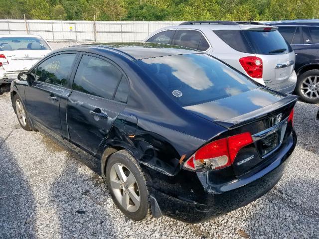2HGFA1E60AH511653 - 2010 HONDA CIVIC LX-S შავი ფოტო 3