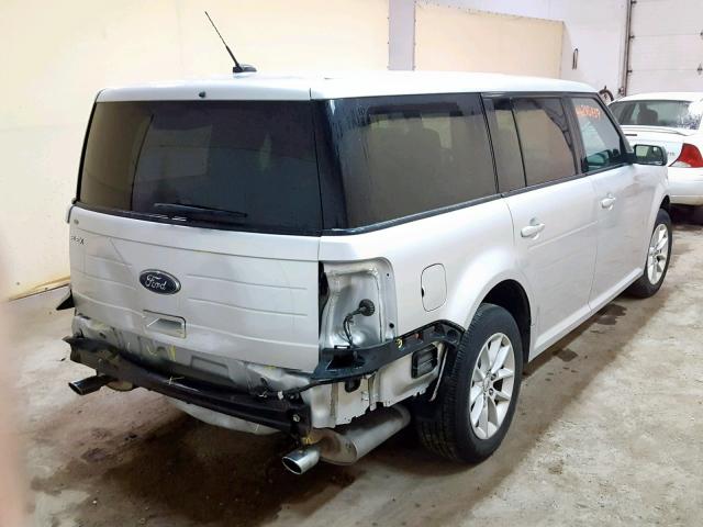 2FMGK5B88EBD13291 - 2014 FORD FLEX SE SILVER photo 4