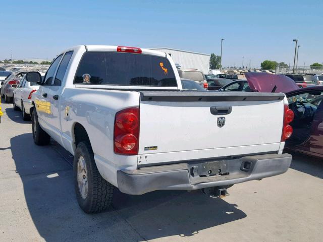 1D7HA18N28S509325 - 2008 DODGE RAM 1500 S WHITE photo 3