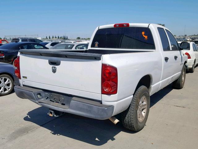 1D7HA18N28S509325 - 2008 DODGE RAM 1500 S WHITE photo 4