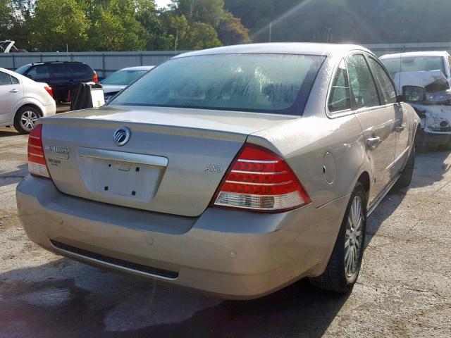 1MEHM43125G612829 - 2005 MERCURY MONTEGO PR თაფლისფერი ფოტო 4