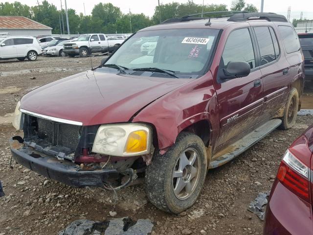 1GKES16S146229602 - 2004 GMC ENVOY XL MAROON photo 2