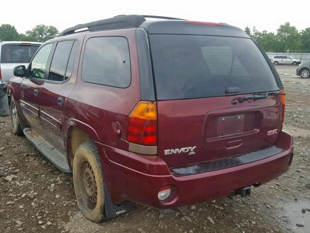 1GKES16S146229602 - 2004 GMC ENVOY XL MAROON photo 3