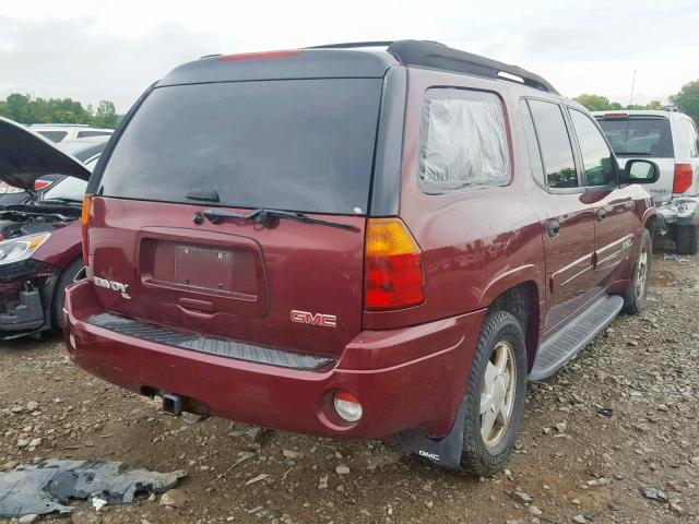 1GKES16S146229602 - 2004 GMC ENVOY XL MAROON photo 4