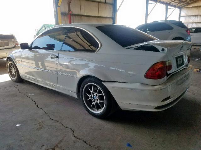 WBABM334XYJN61855 - 2000 BMW 323 CI WHITE photo 3