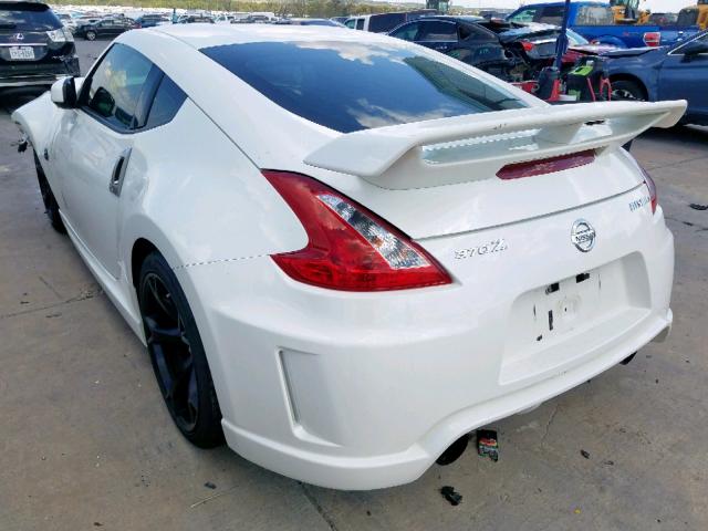 JN1AZ4EH4CM564010 - 2012 NISSAN 370Z BASE WHITE photo 3