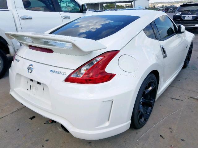 JN1AZ4EH4CM564010 - 2012 NISSAN 370Z BASE WHITE photo 4