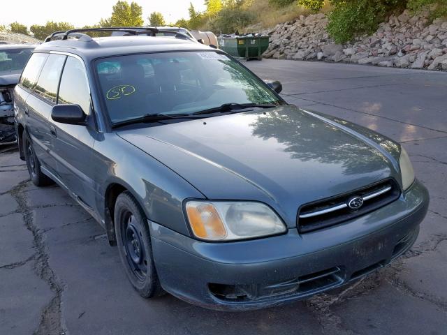 4S3BH635916303028 - 2001 SUBARU LEGACY L GREEN photo 1