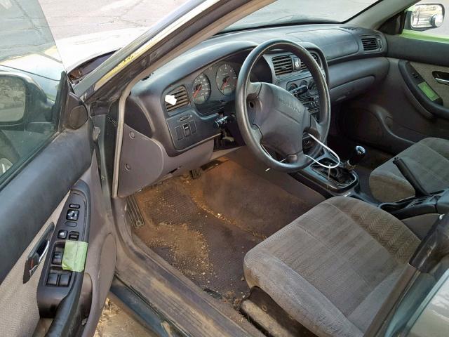 4S3BH635916303028 - 2001 SUBARU LEGACY L GREEN photo 9