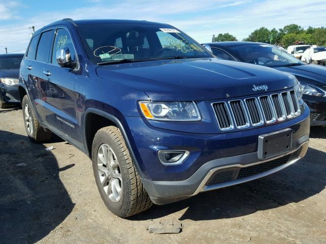 1C4RJFBG8EC431158 - 2014 JEEP GRAND CHER BLUE photo 1