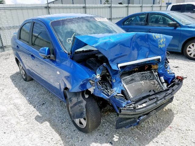 KL1TD56657B109327 - 2007 CHEVROLET AVEO BASE 蓝色 照片 1