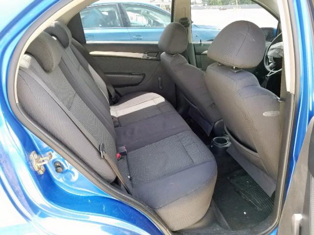 KL1TD56657B109327 - 2007 CHEVROLET AVEO BASE 蓝色 照片 6