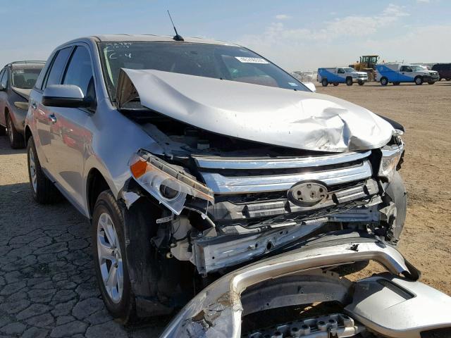 2FMDK3JC8BBB00205 - 2011 FORD EDGE SEL SILVER photo 1