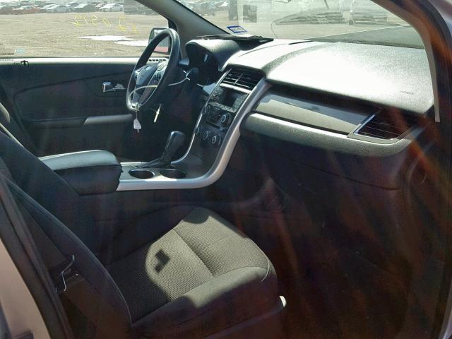 2FMDK3JC8BBB00205 - 2011 FORD EDGE SEL SILVER photo 5