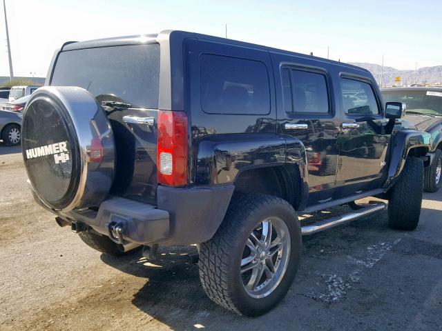 5GTDN136068130520 - 2006 HUMMER H3 BLACK photo 4