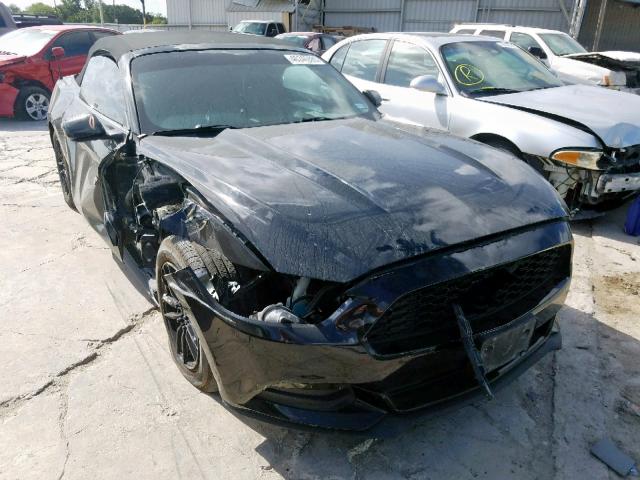 1FATP8EM6F5428594 - 2015 FORD MUSTANG BLACK photo 1