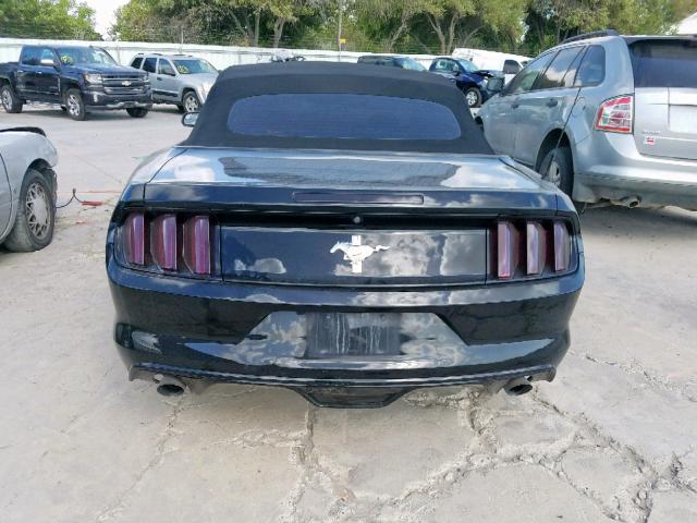 1FATP8EM6F5428594 - 2015 FORD MUSTANG BLACK photo 9