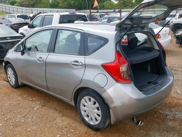 3N1CE2CP5EL427206 - 2014 NISSAN VERSA NOTE GRAY photo 3