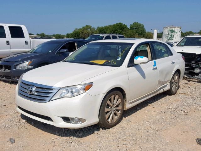 4T1BK3DB1BU386628 - 2011 TOYOTA AVALON BAS WHITE photo 2