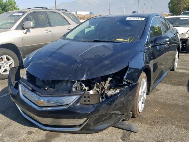 1G1RC6S57HU212966 - 2017 CHEVROLET VOLT LT BLACK photo 2