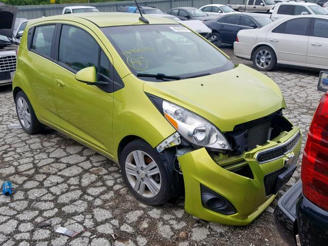 KL8CB6S95EC420292 - 2014 CHEVROLET SPARK LS GREEN photo 1