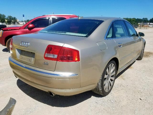 WAUML44E65N003336 - 2005 AUDI A8 L QUATT GOLD photo 4