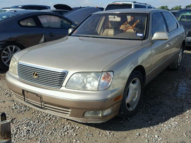 JT8BH28F6X0143341 - 1999 LEXUS LS 400 GOLD photo 2